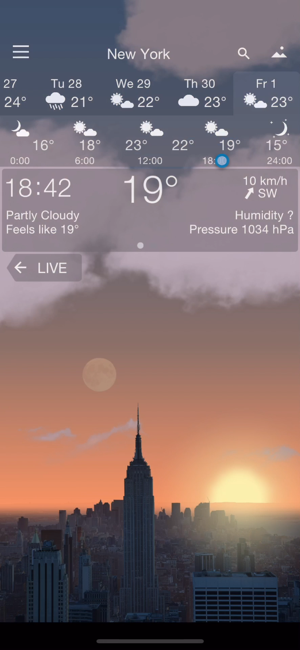 ‎YoWindow Weather Screenshot