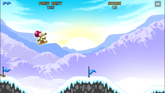 ‎Rat On A Snowboard Screenshot