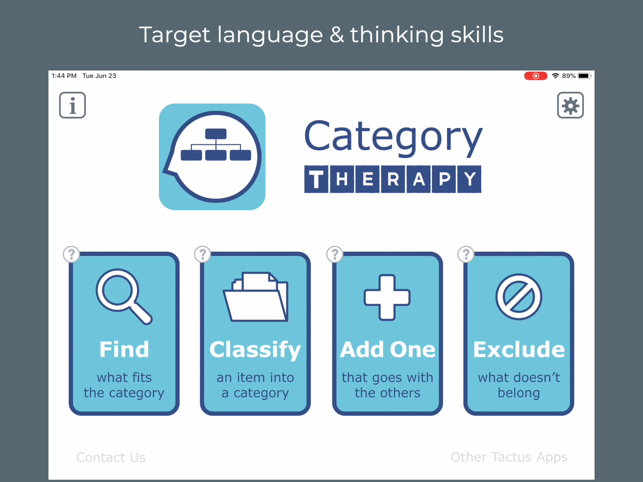 Category Therapy Screenshot