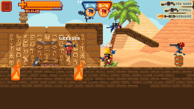 ‎Gangfort - Online 2D Platformer Shooter Screenshot