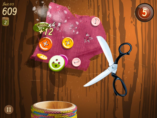 ‎Cut the Buttons HD Screenshot