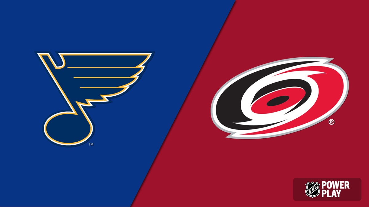 St Louis Blues Vs Carolina Hurricanes NHL Hockey Apple TV