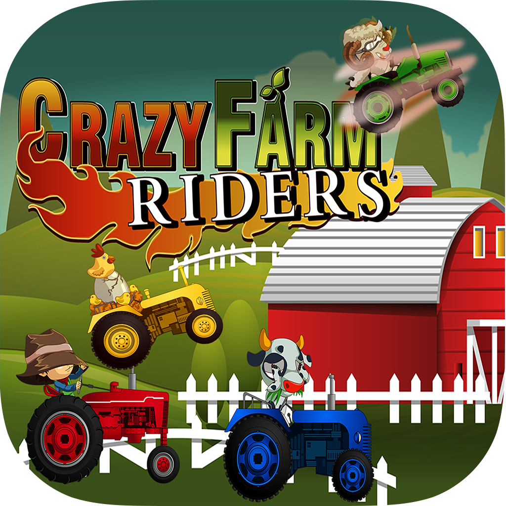 Crazy Farm Riders Wild Adventure Racing icon