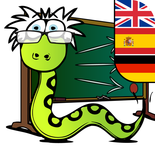 Reading Game (Languages: English, Spanish, German) with Pronunciation - Learning with Fun for Children presented by Snakestein