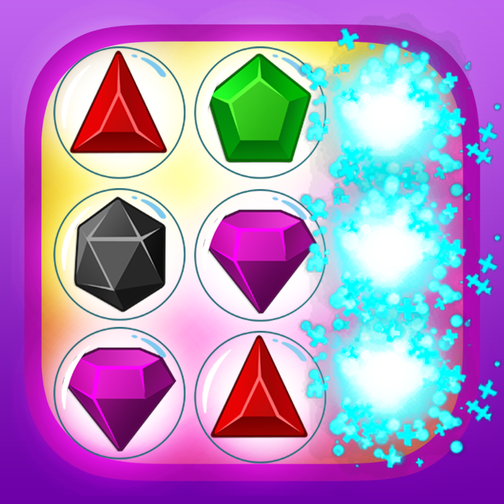 A Bubble Jewel Sparkle Pop ULTRA - Match 3 Gem Puzzle Mania icon