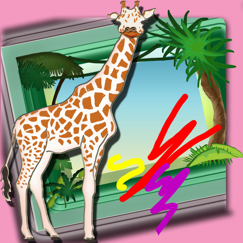 Wild Draw - Wild Animals Educational Fun Paint Learning Experience icon