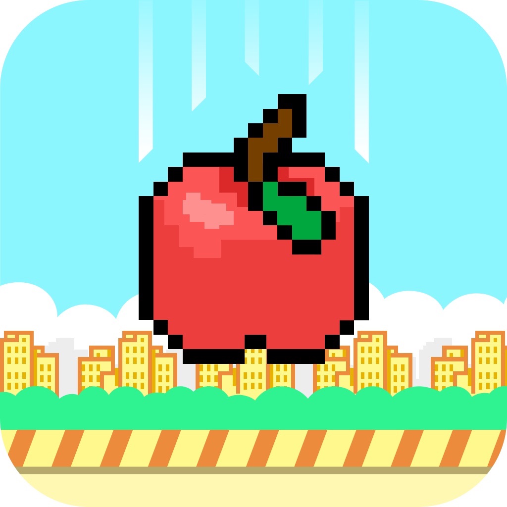 Flapping Fall Down- Can You Catch Red Fruit? icon