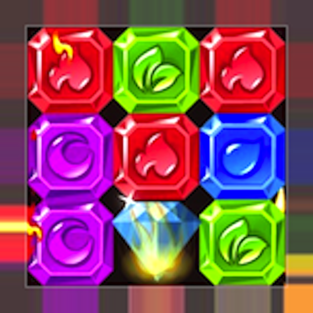 Jewel Gem Star Connect: Crush & Join Hexic Square Amber Perl