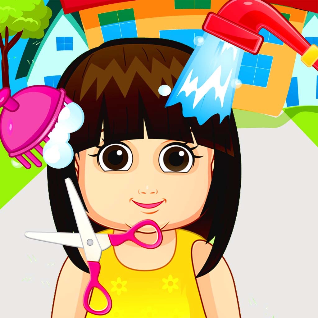 New Baby Hair Salon - HD Kids Games icon