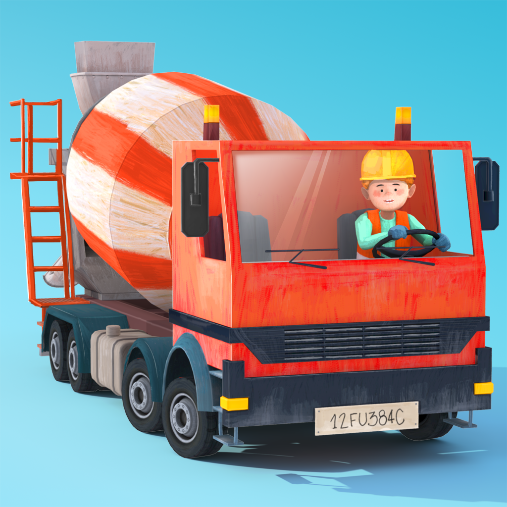 Little Builders - Truck, Crane & Digger for Kids