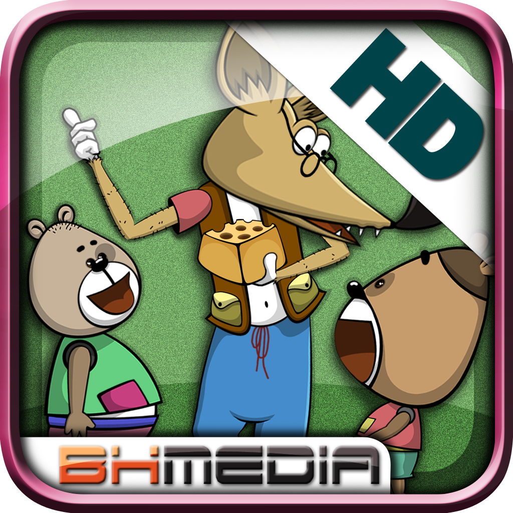 Two Greedy Bears HD - an amazing interactive story and game for your children icon