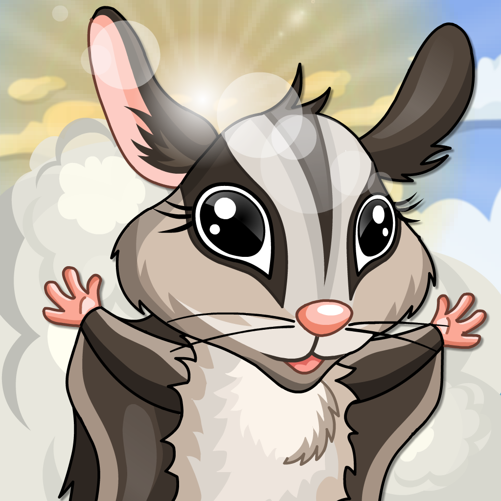 Sugar Glider Xtreme - The adorable and amazing air flying endless level physics arcade style game perfect for children and the entire family