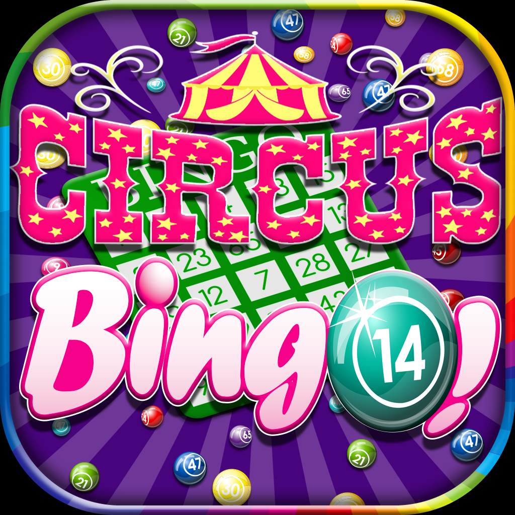 `` A High Flying Circus Bingo Bonanza - Daub Free Blackout Cards For Instant Jackpot icon