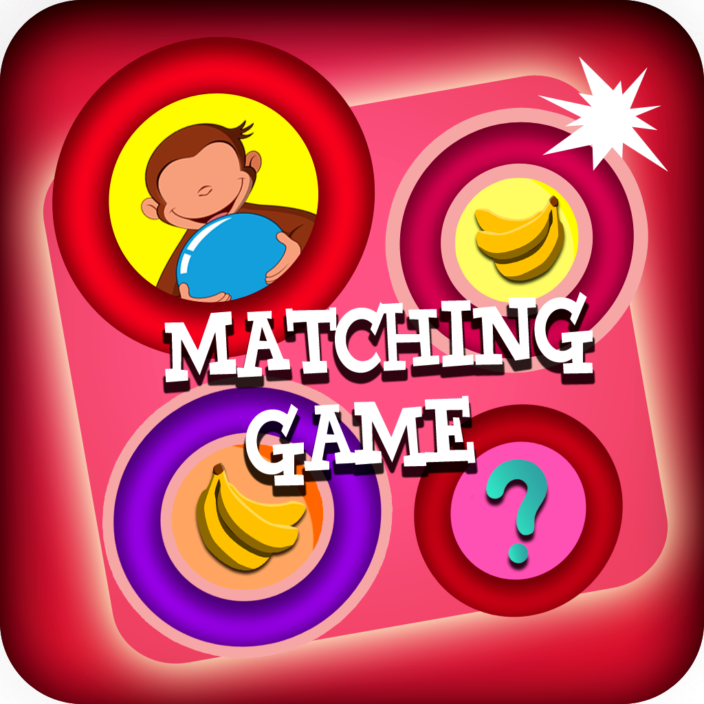 Card Matching Game Curious George Version icon
