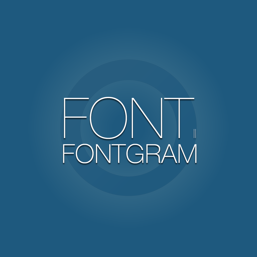 fontgram. Typography Photo Editor fontgram. Typography Photo Editor