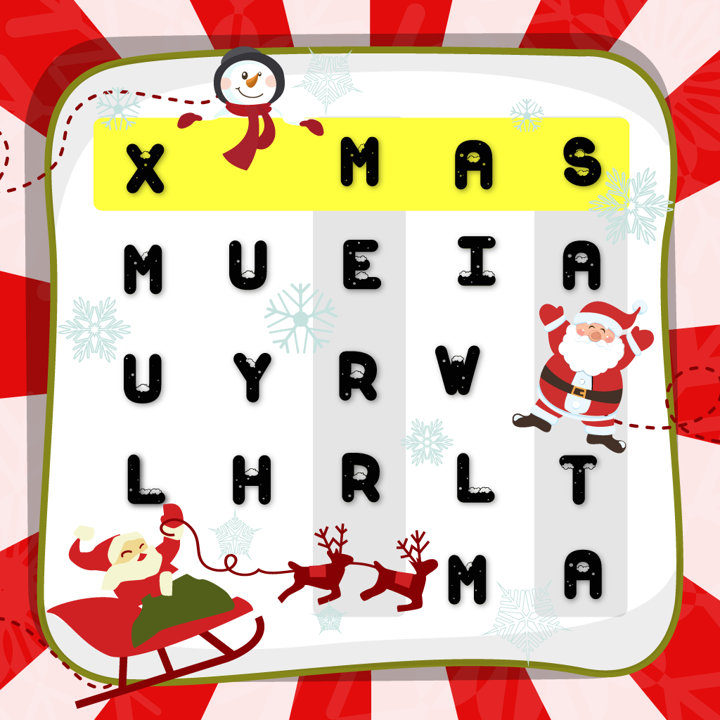 Word Search Merry Christmas ( X’Mas ) icon