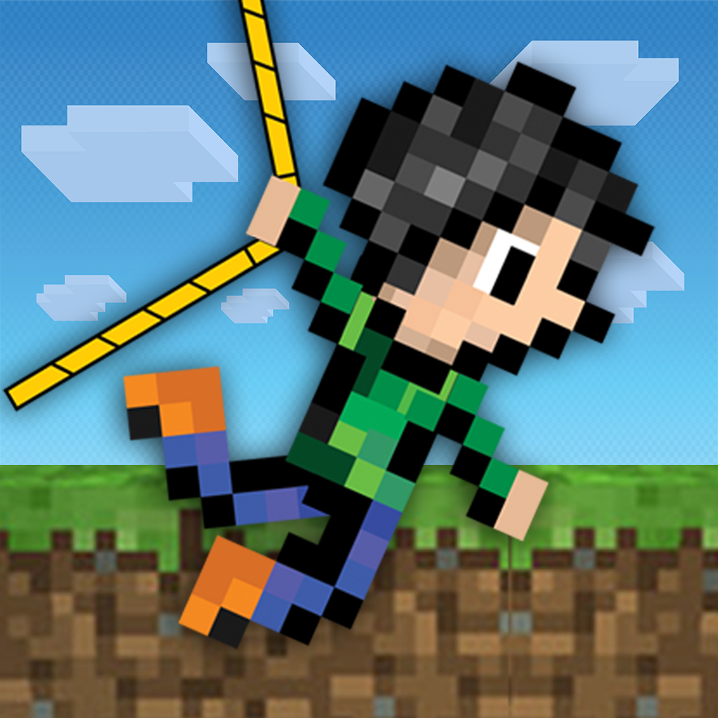 Airborne Superfly Swing : Swinging on 8-Bit Voxel Sky-Scrapers PRO icon