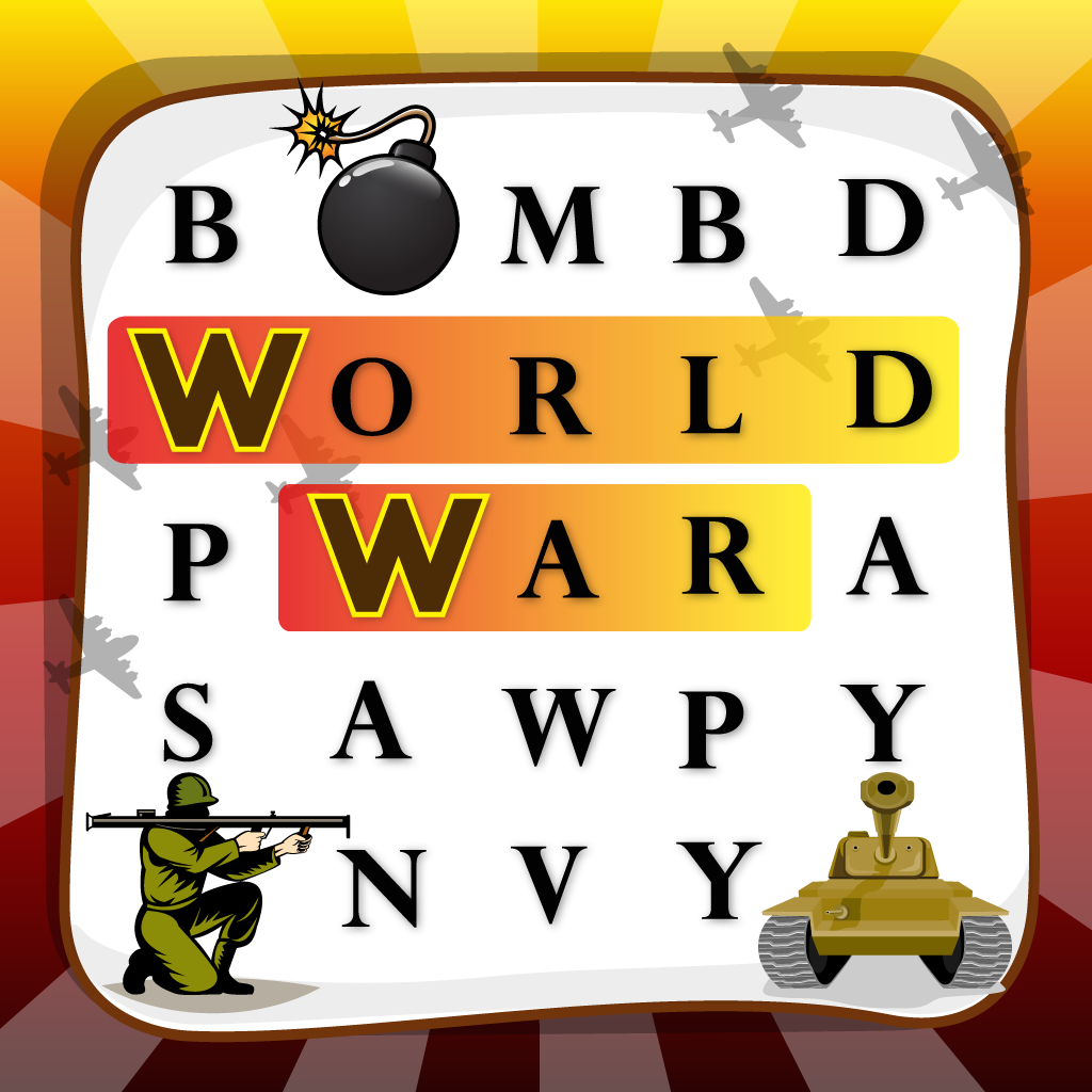 Word Search  World War “History Puzzle Game” icon