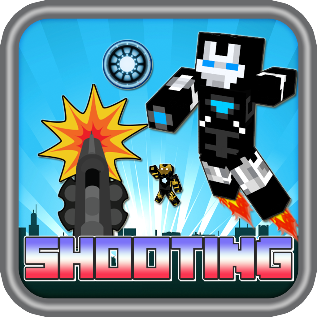 Iron Blocks 3D Hero Shooting and Hunt Free - " man & boy block edition "