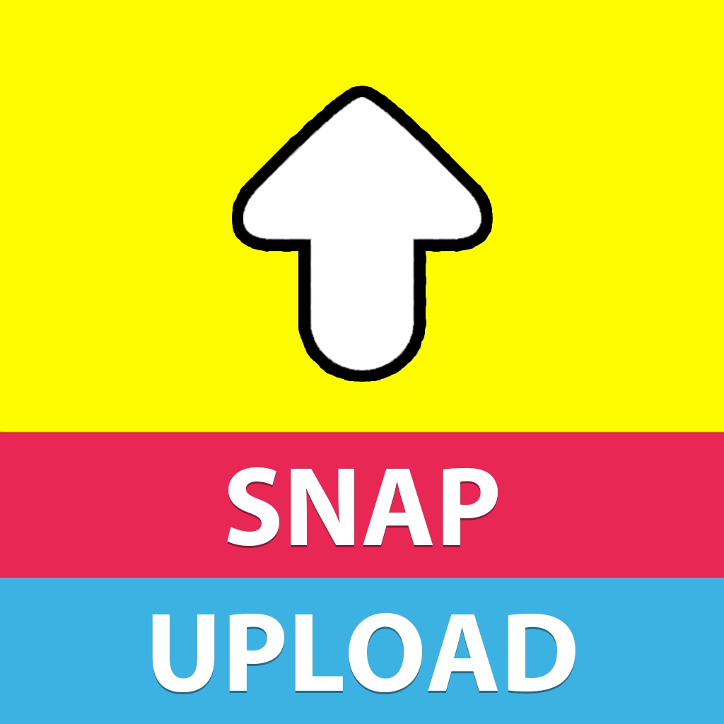 Snap Upload Free For Snapchat - Send photos & videos from your camera roll iOS App