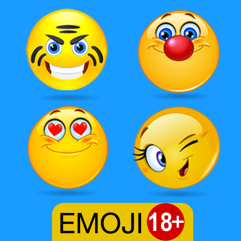 Emoji 18+ Keyboard icon