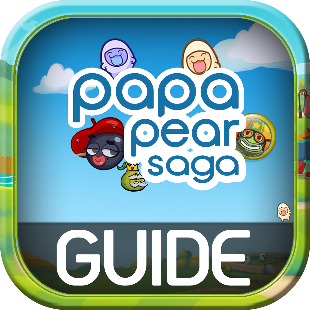 Guide for Papa Pear Saga - Videos, All Levels Walkthrough, Tips and Hints AND MORE! icon