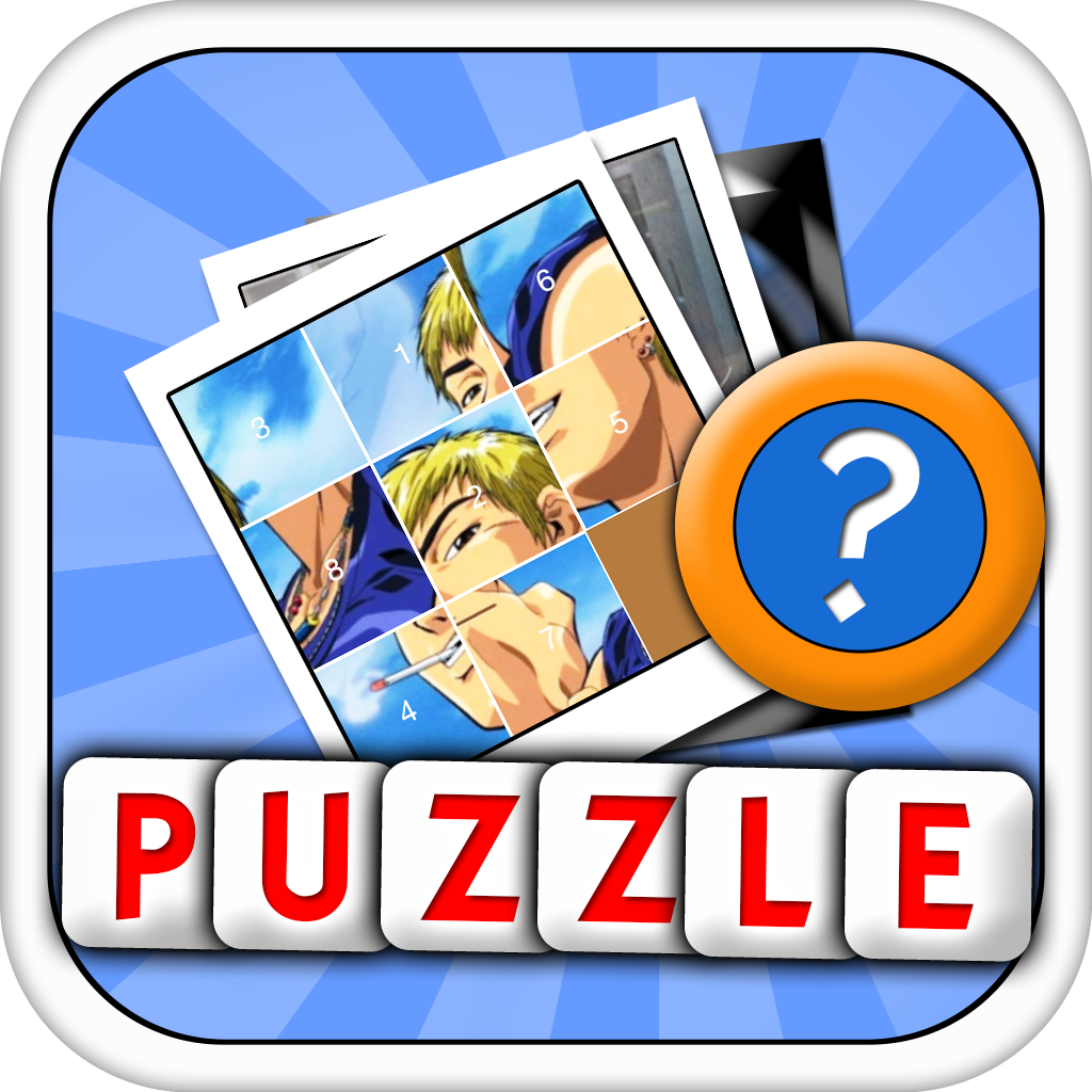 Tile Puzzle : TOP Manga Characters ( Cartoon Pictures Sliding Puzzle )