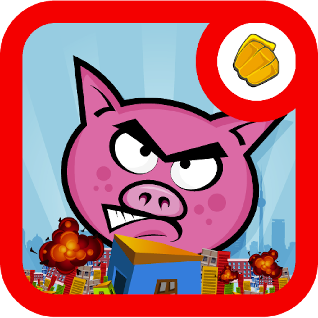 Piggy Power - Angry Ninja Pigs Revenge Race Pro Game