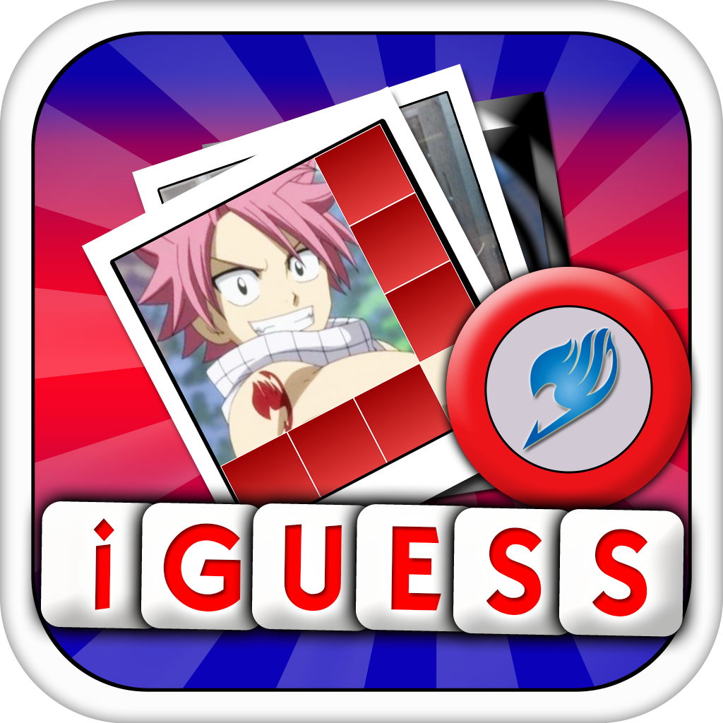 iGuess for Popular Anime Characters of All Time Free ( Pictures Puzzle Fairy Tail Edition Quiz )