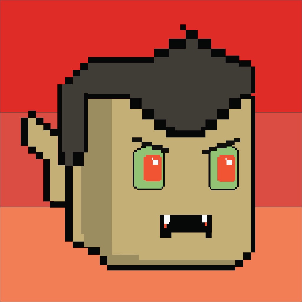 Hungry Dracula - free pixel flappy vampire game