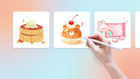 Soft colors, soft foods, soft vibes