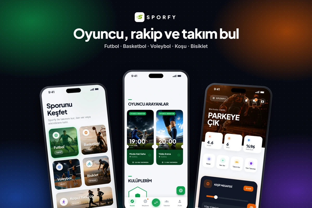 Sporfy: Takım, Maç ve Saha Bul search result