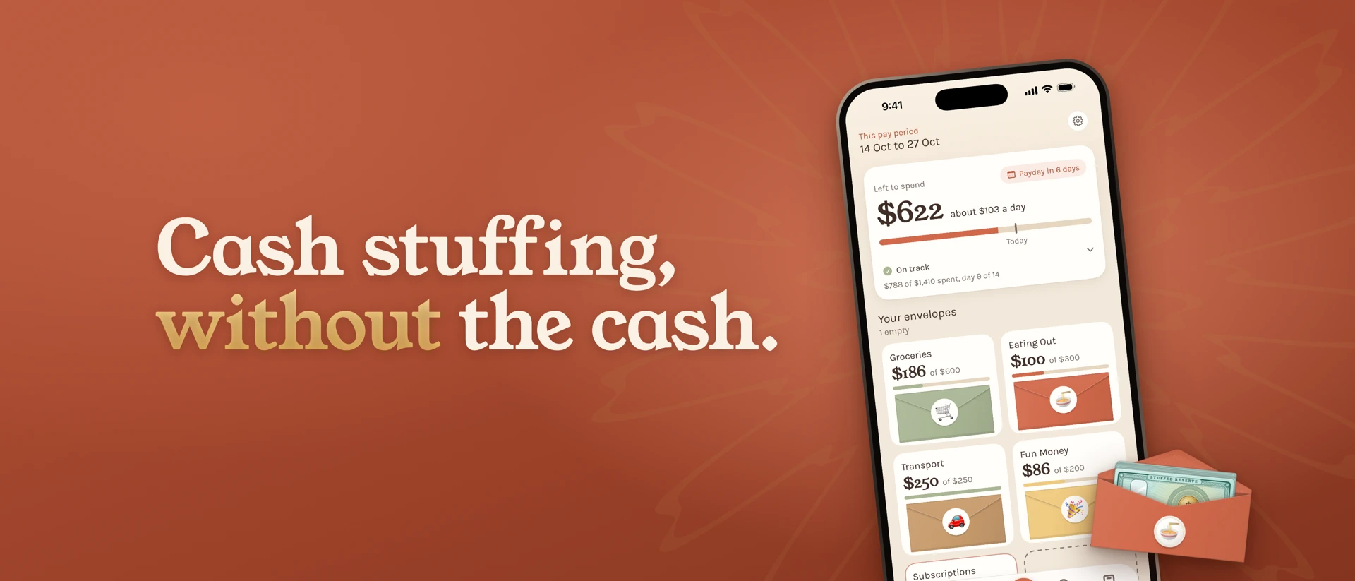Stuffed: Envelope Budget product page header