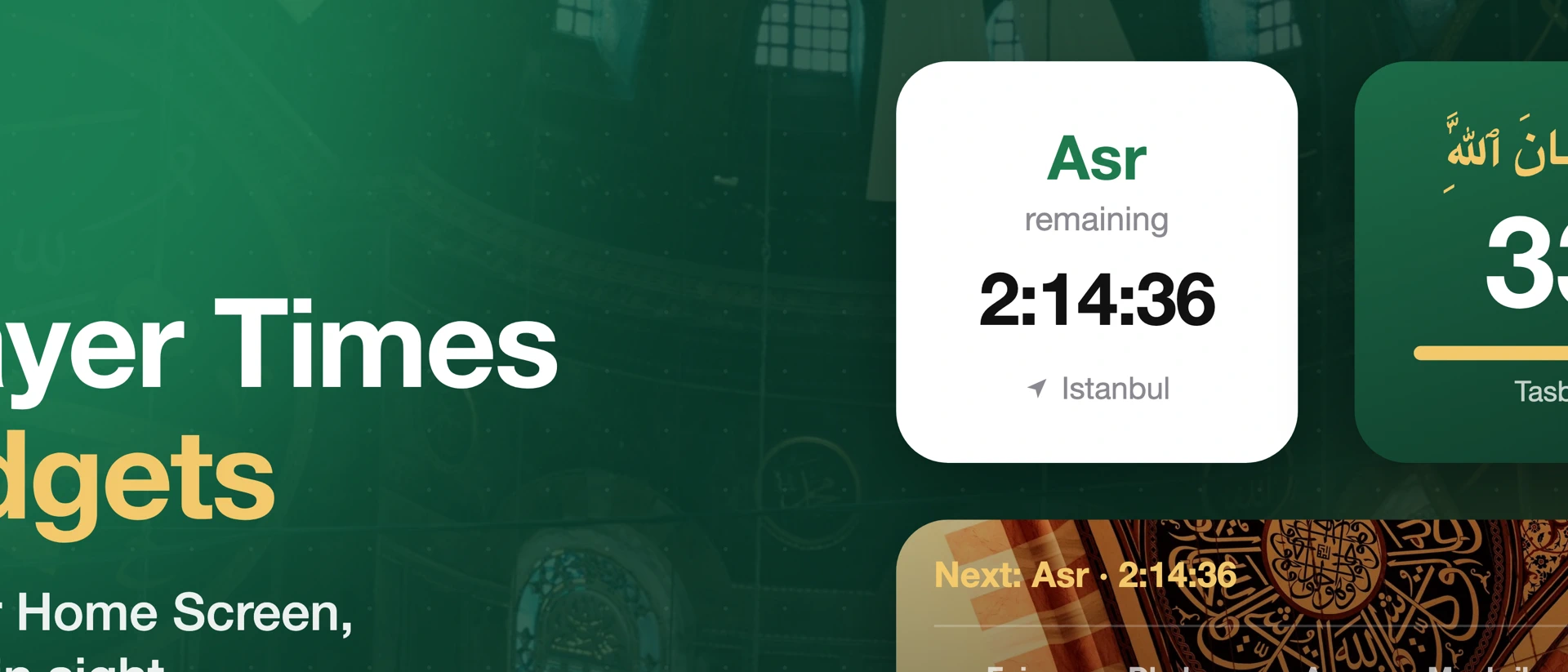 Namaz: Prayer Times & Quran product page header