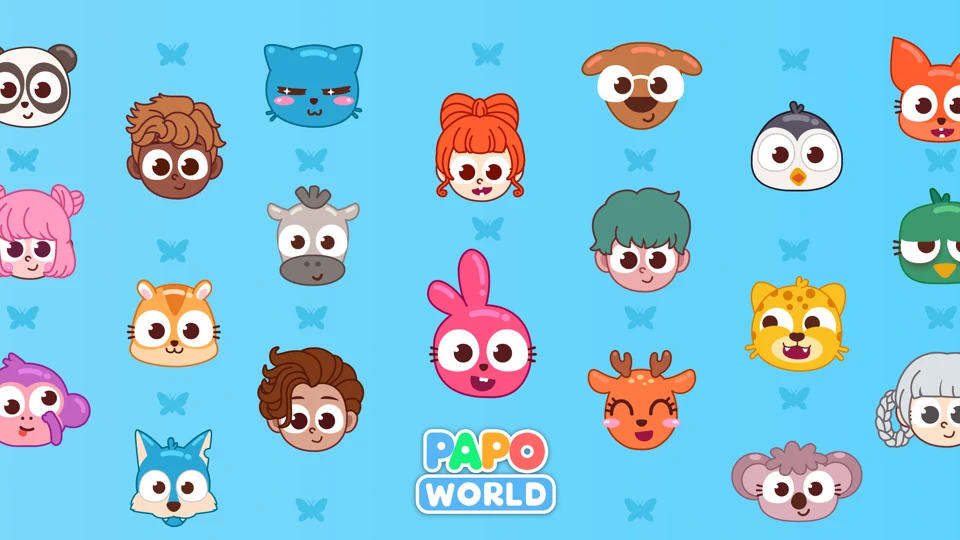 Papo Town: World App Store product page header