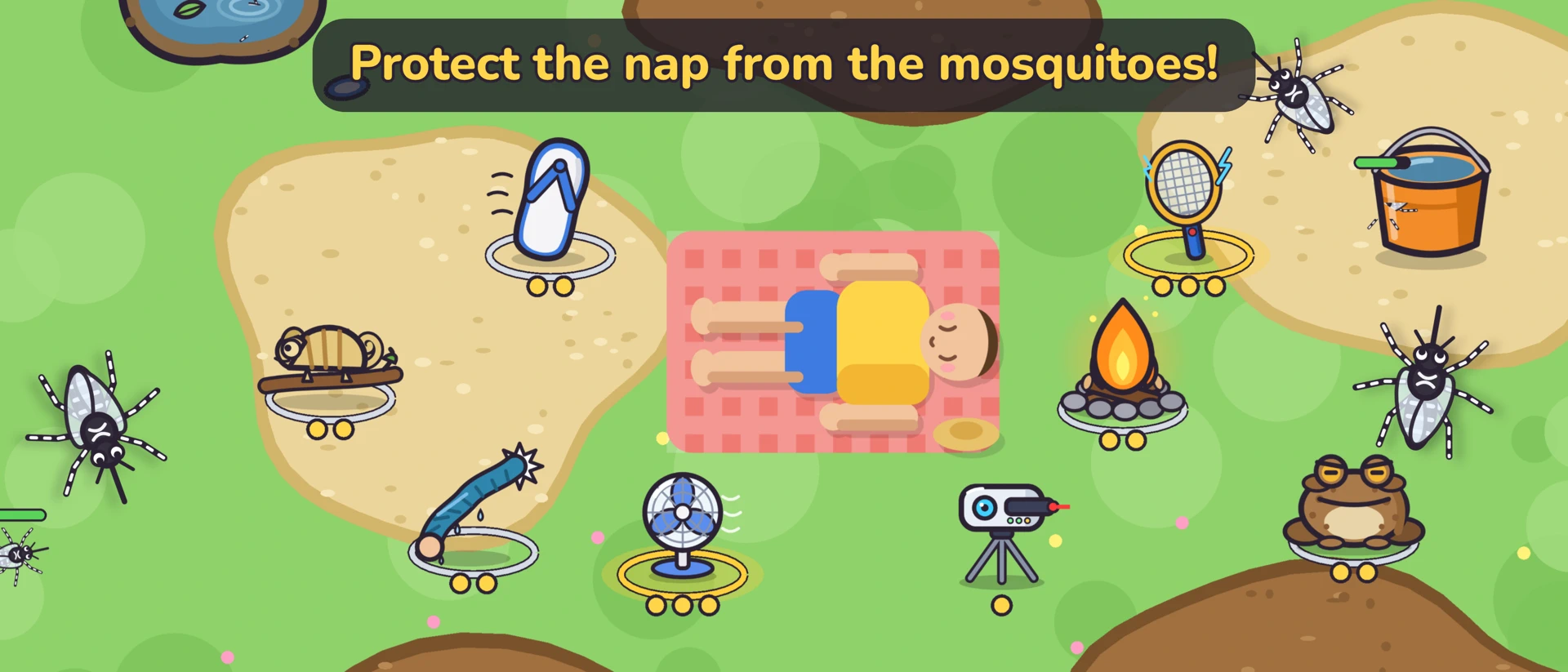 Mosquito Defense TD product page header