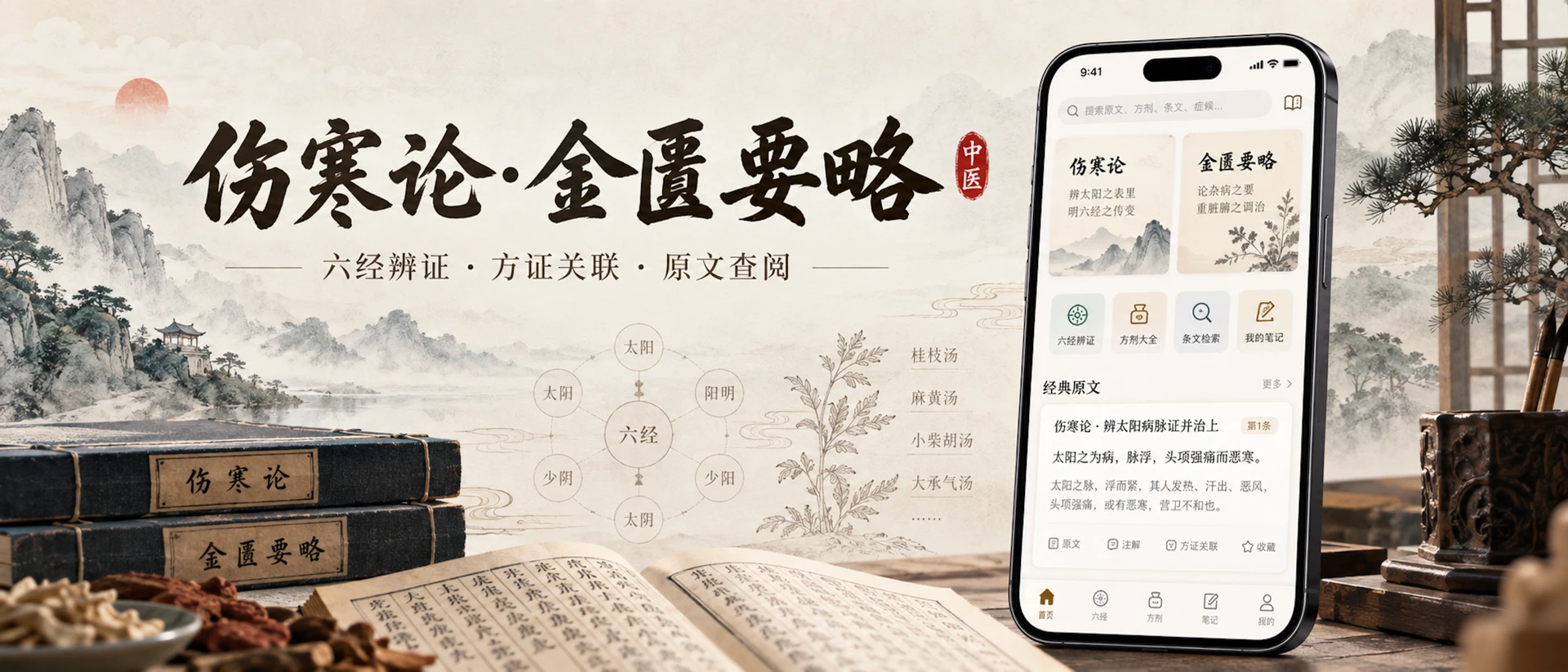 伤寒论·金匮要略—中医经方学习 product page header