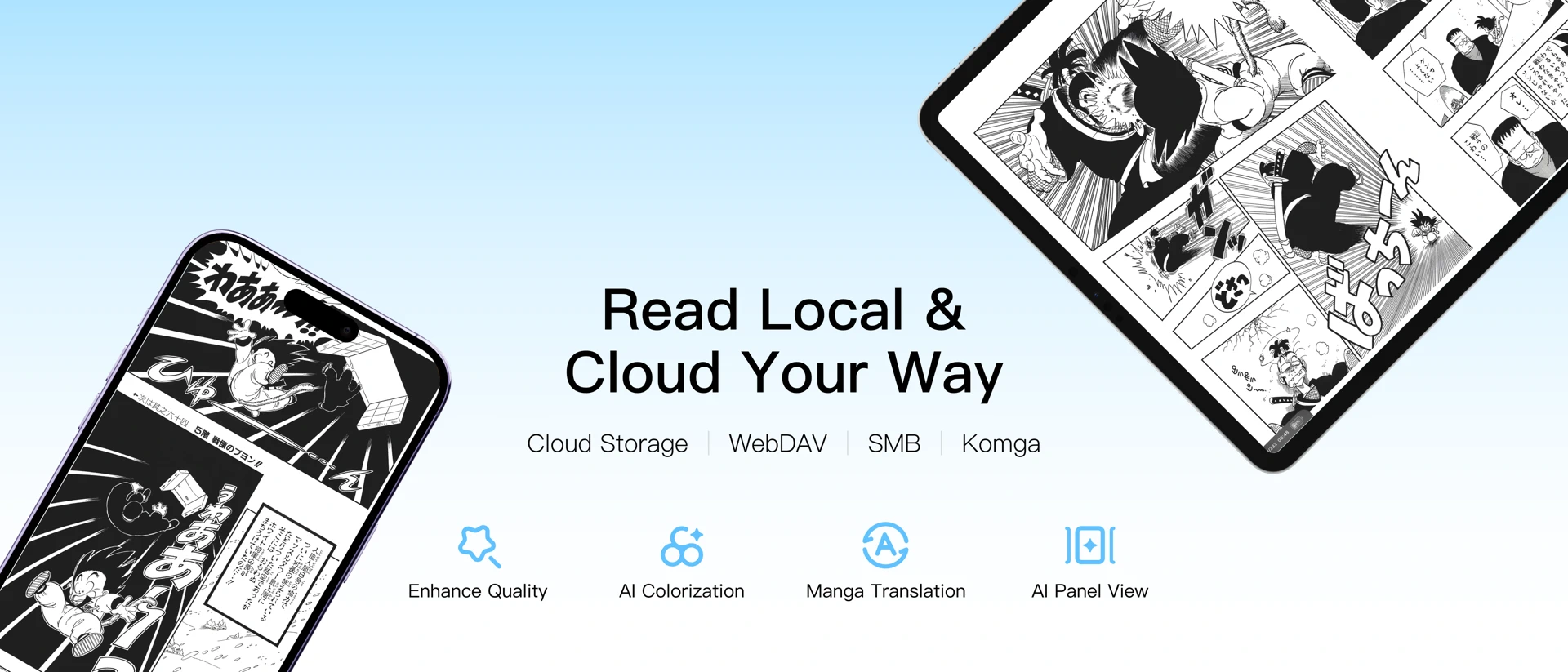 Ice Comic - Local Image Reader product page header