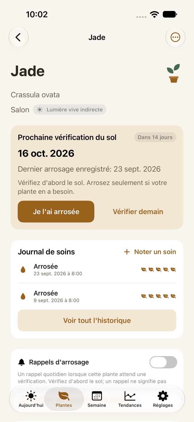 LeafTend : soin des plantes capture d’écran 9