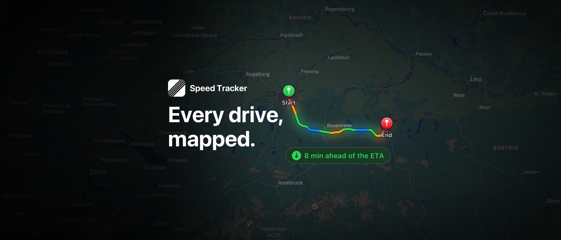 Speed-Tracker product page header