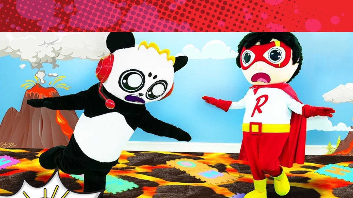 Red Titan Ryan and Combo Panda’s Lava Adventure! - Ryan's World (Season ...