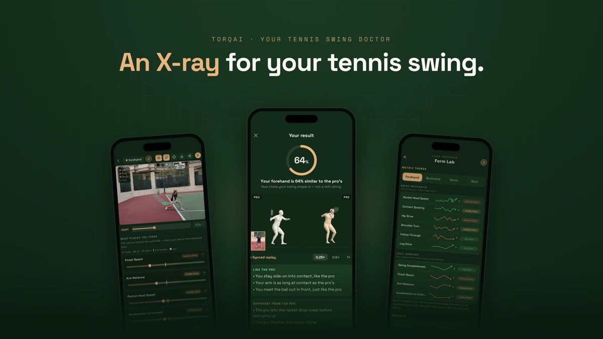 TorqAI: Tennis Swing Doctor search result