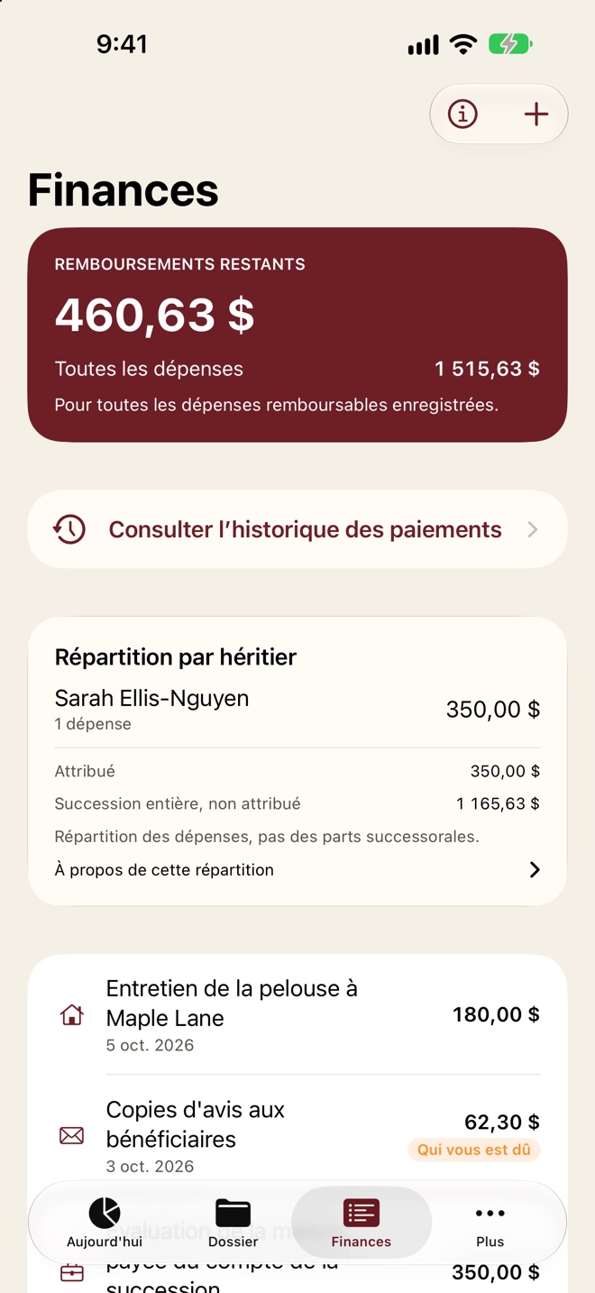 ExecutorKit : succession capture d’écran 3