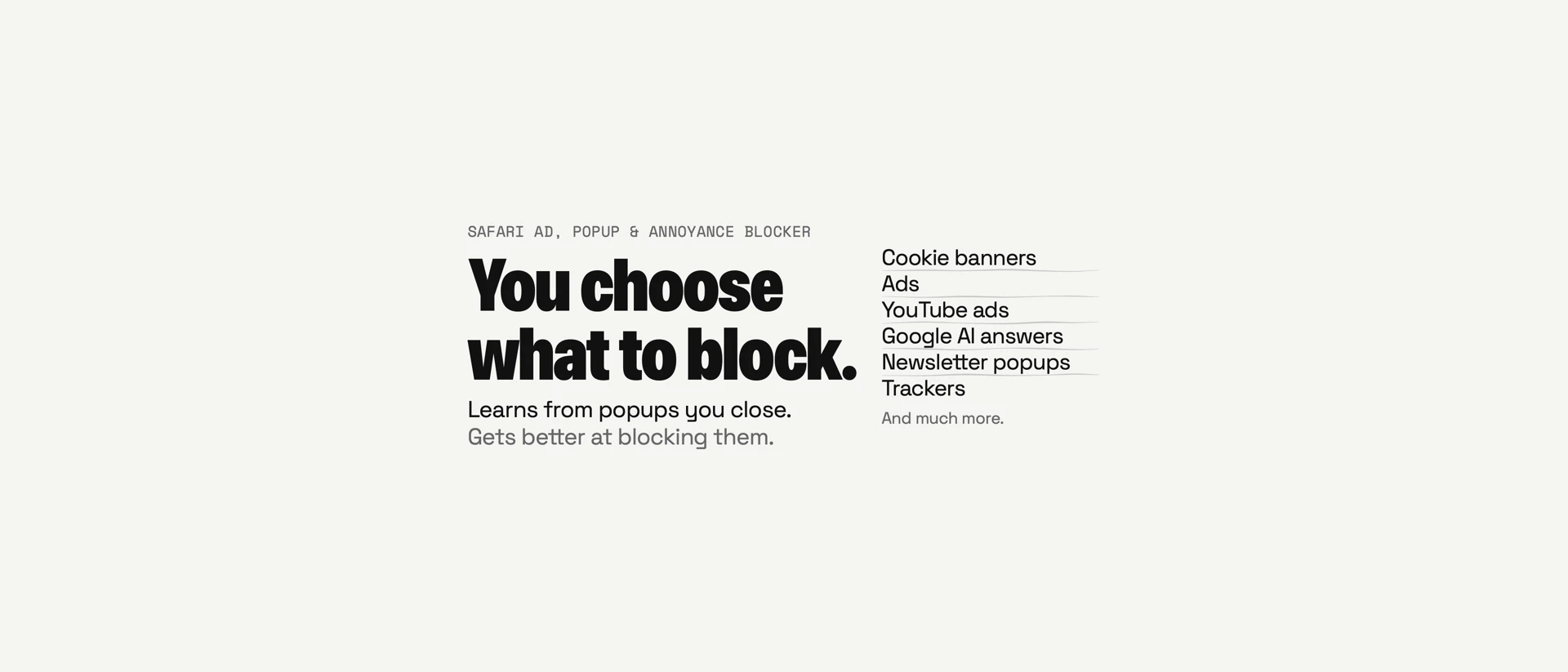 So Annoying! Smart Blocker product page header