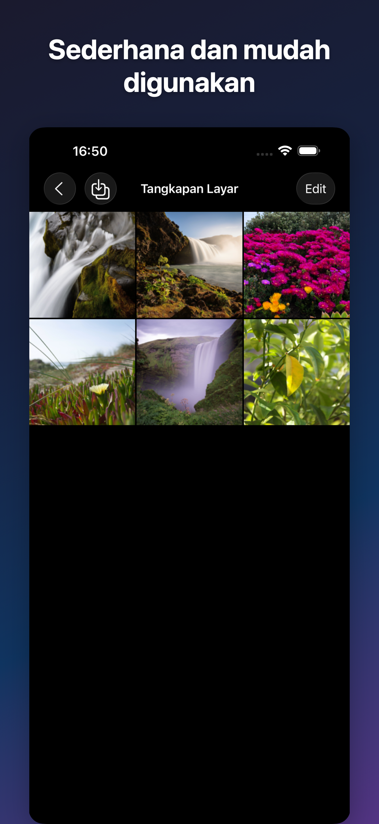 ProjectCam - Photo Folders iOS screenshot 3 showing app interface