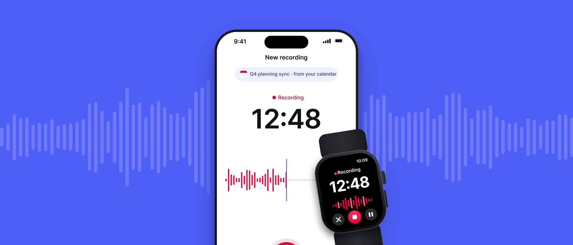 Wave AI Note Taker & Recorder product page header