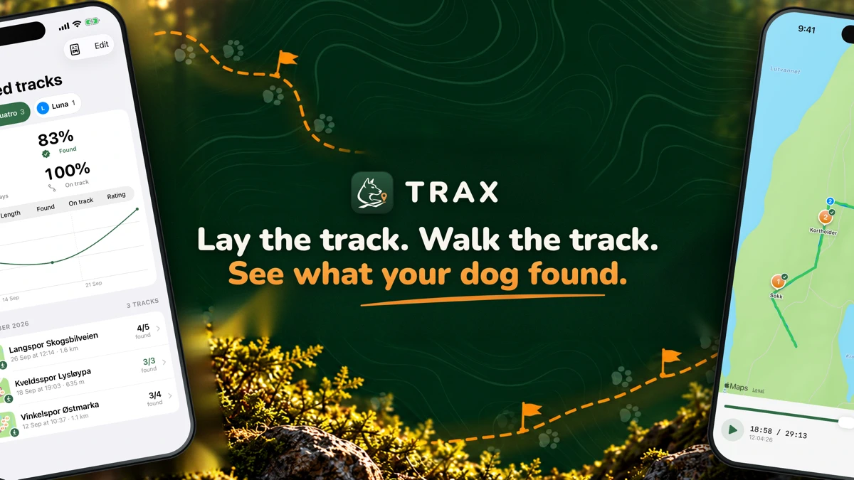 Trax: Dog Tracking Log App Store product page header