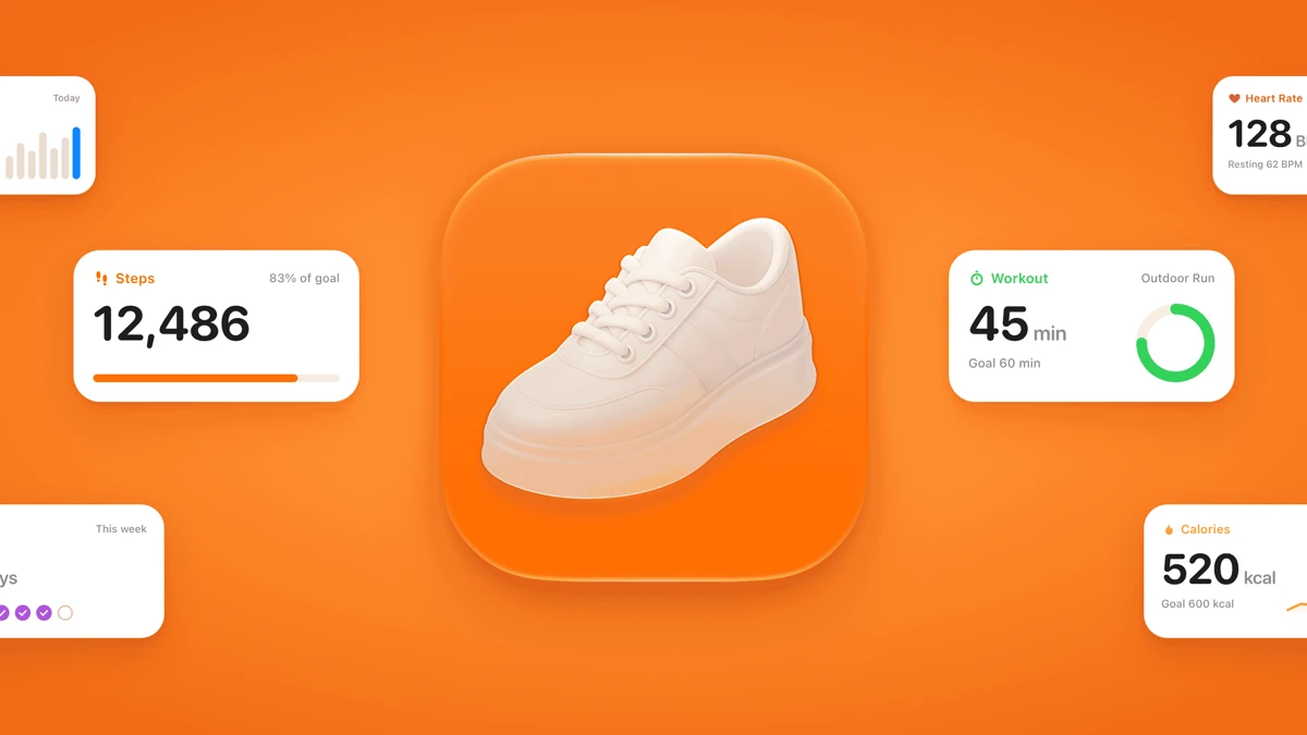 Steps: Workout & Pedometer App Store product page header