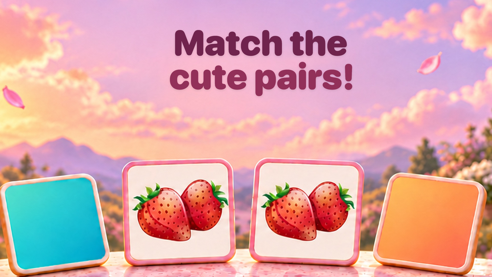 Matching Pairs • Concentration product page header