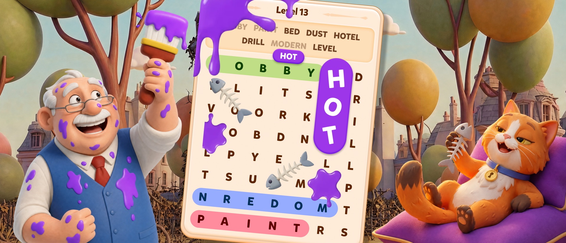 Word Search Hotel product page header